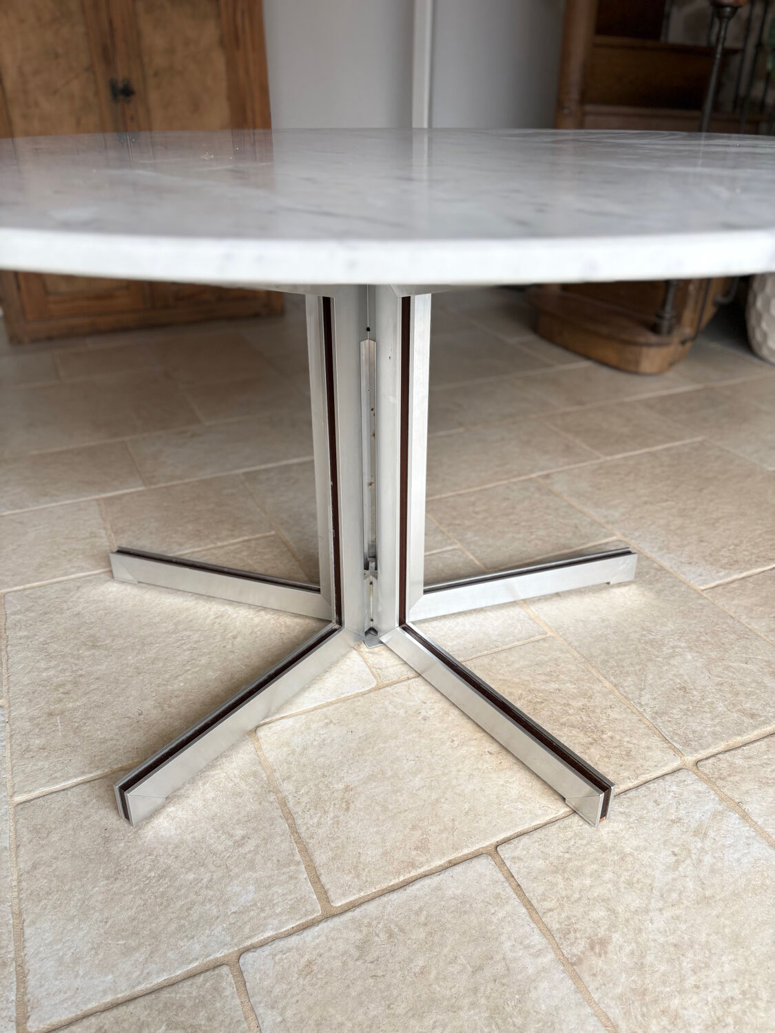 Marble table by Claude Gaillard for Ligne Roset