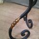 Wrought iron floor lamp