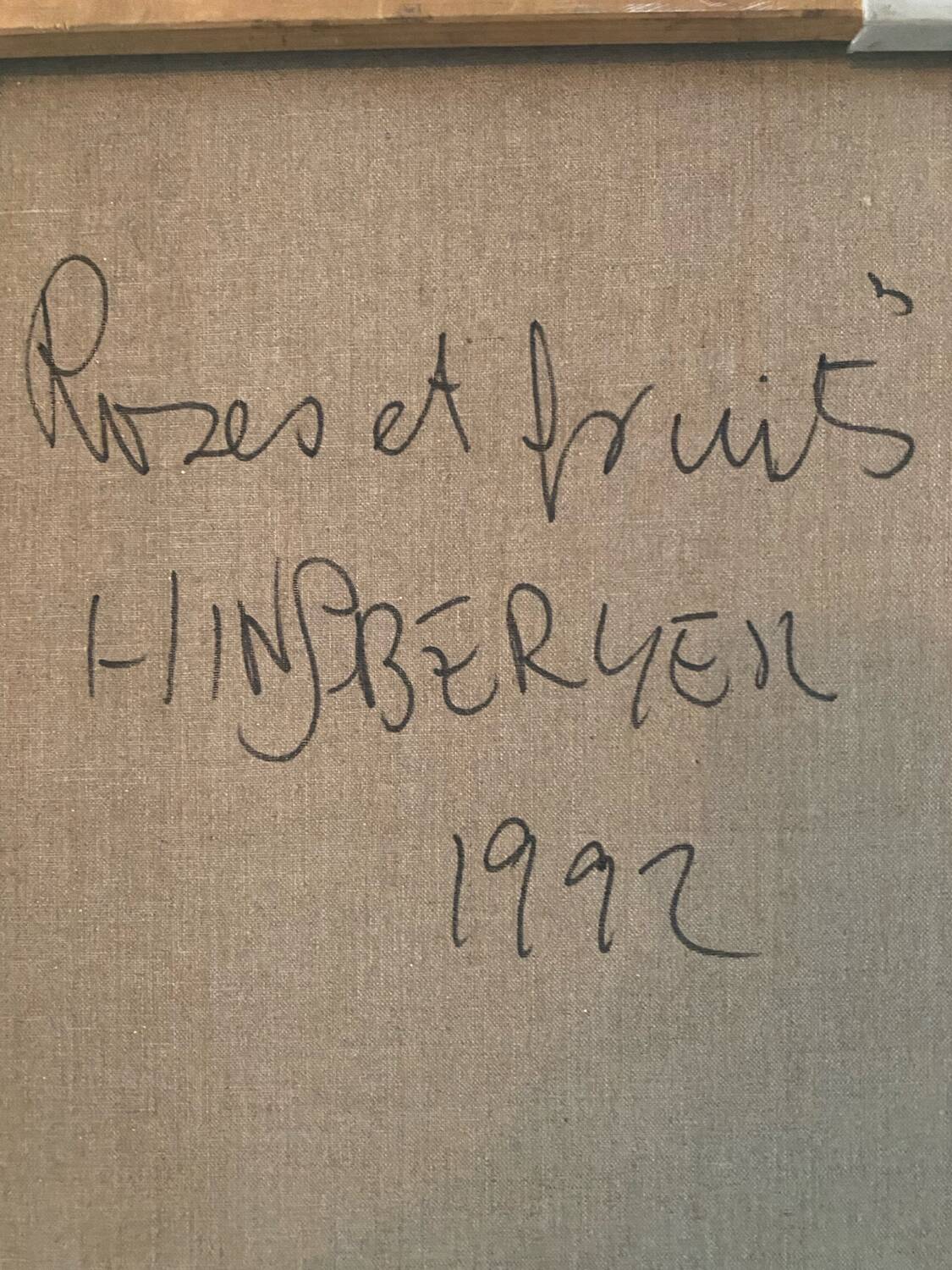 Still life with flowers signed 1992