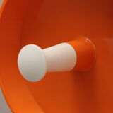 Orange spage age wall coat rack 1960s