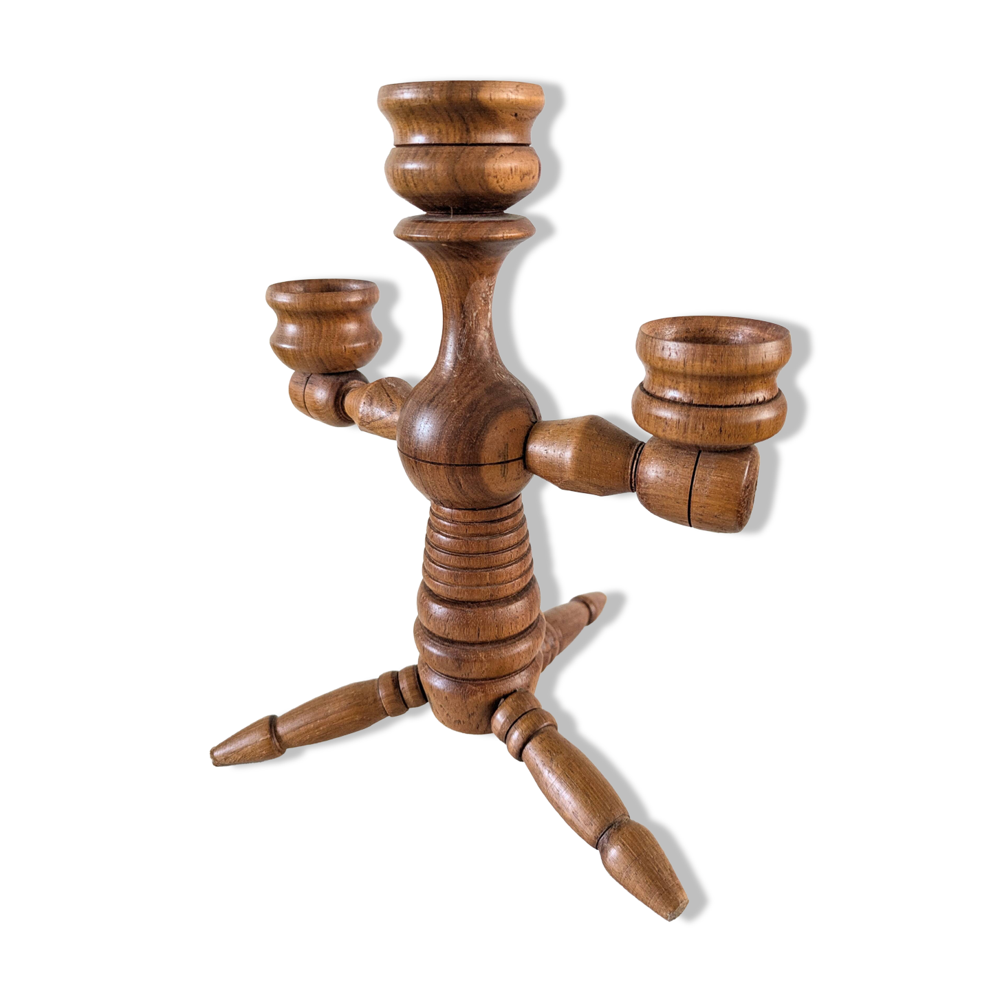 Scandinavian vintage candle holder design from the 60s