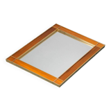 Wall mirror wood metal 70s vintage modern