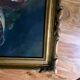 Antique painting - still life with roses - oil painting - 1940s