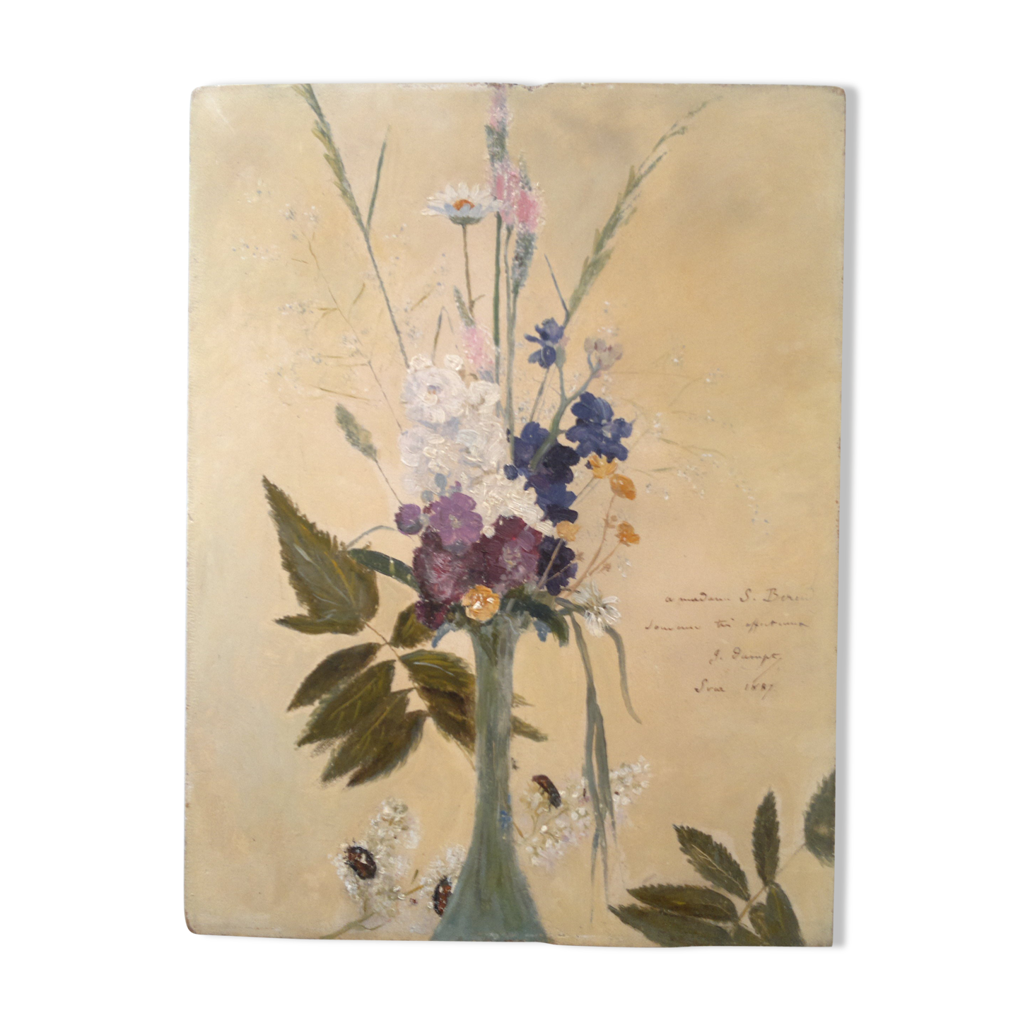 Oil painting "flowers fields" XlX