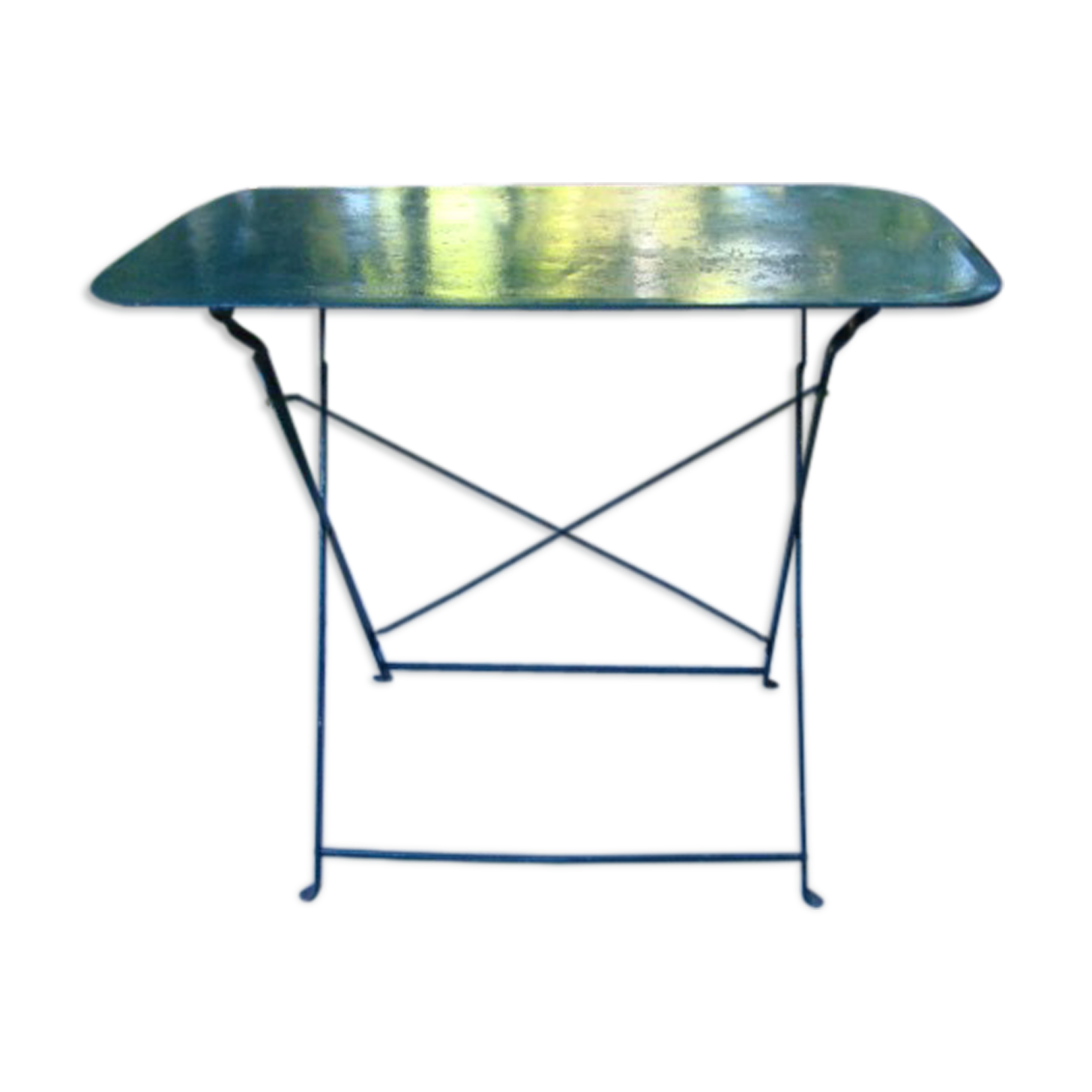 Old garden iron table