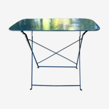 Old garden iron table