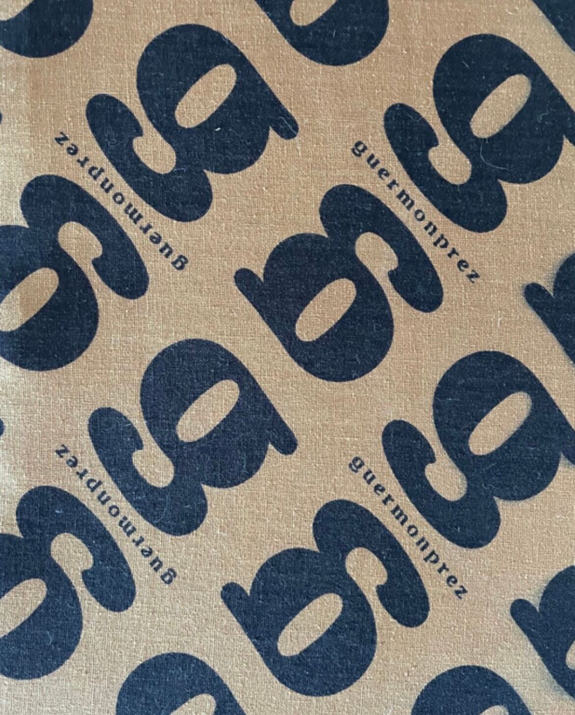 Vintage 3-seater sofa Gérard Guermonprez fawn and stainless steel leather, France 1970