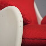 Red armchairs from the 70s