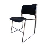 David rowland chair 404, black and steel to restore