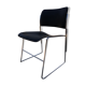 Chaise 404 de David rowland, noires et acier