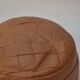 Leather round Pouf De Sede, 70