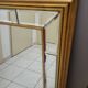 Bevelled and gold mirror with a frame by DeKnudt, Belgium 1960-70.