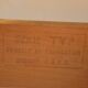 Small vintage oak administration desk