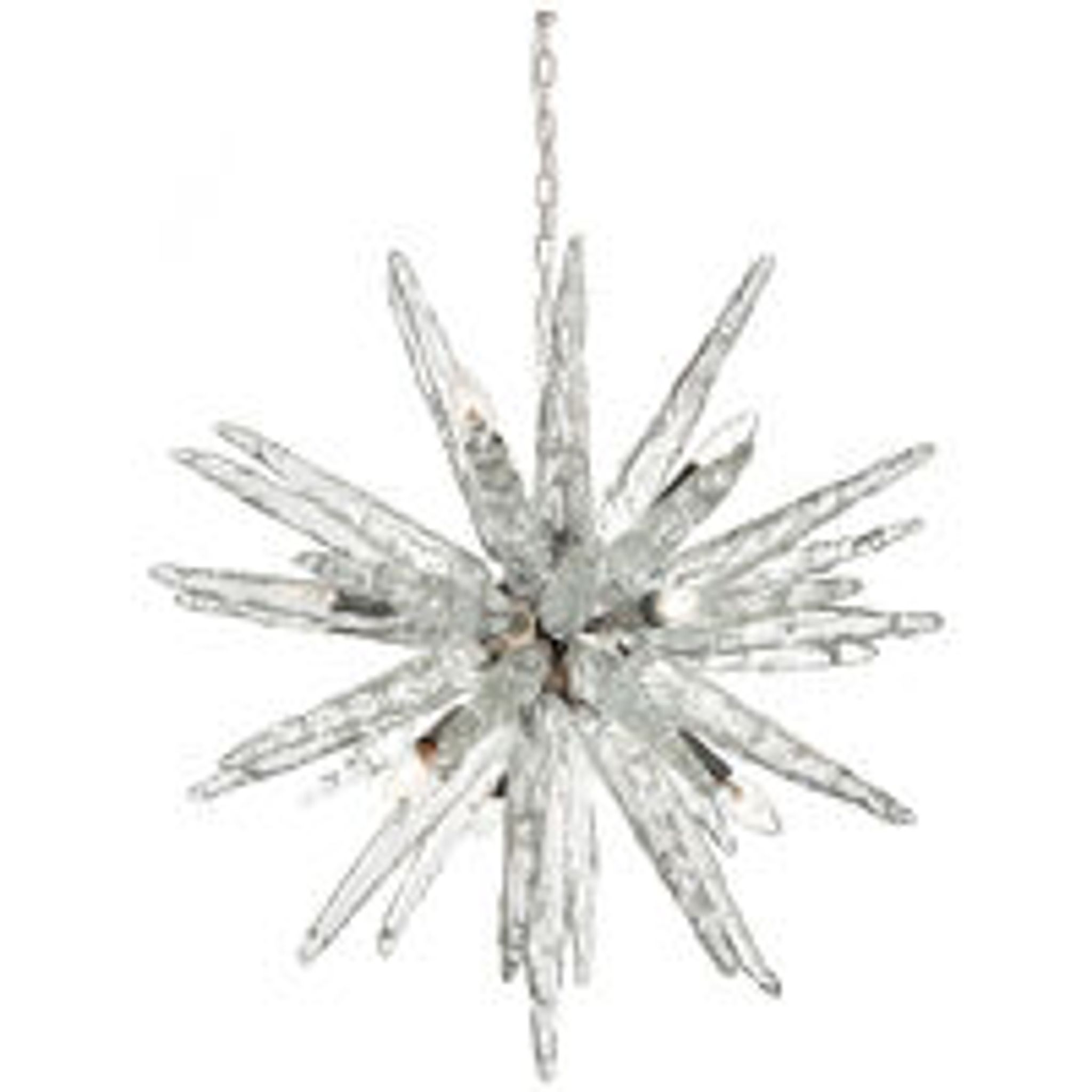 Lustre en verre stalactite Murano