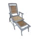 Chaise longue cannée