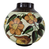 Art Deco vase by Charles Catteau for Boch Frères Keramis, model D1847