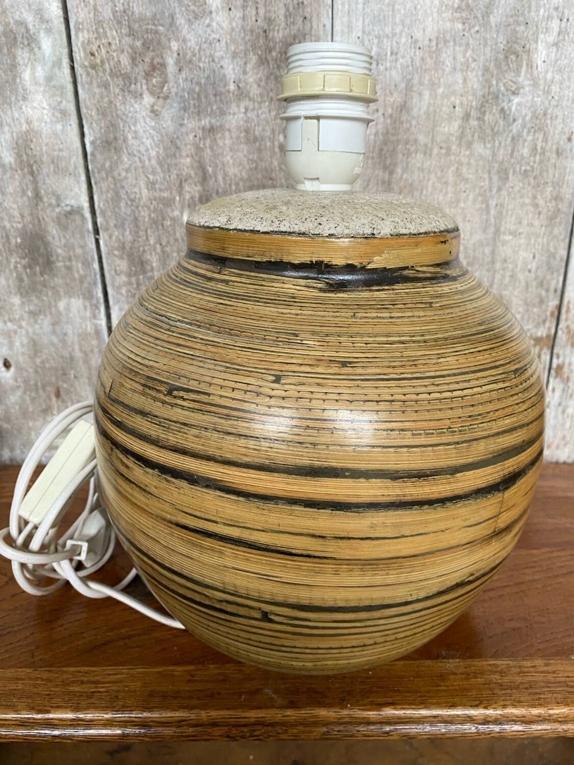 Old lamp base reference kelly vintage ceramic