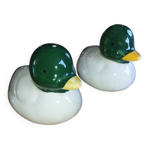 Sel et poivre canards vintage barbotine