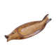 Zoomorphic wooden dish fish