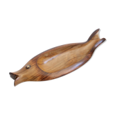 Zoomorphic wooden dish fish