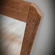 Miroir 62x88 bois sur pied