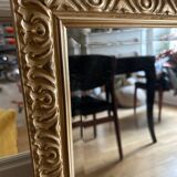 vintage beveled gold mirror