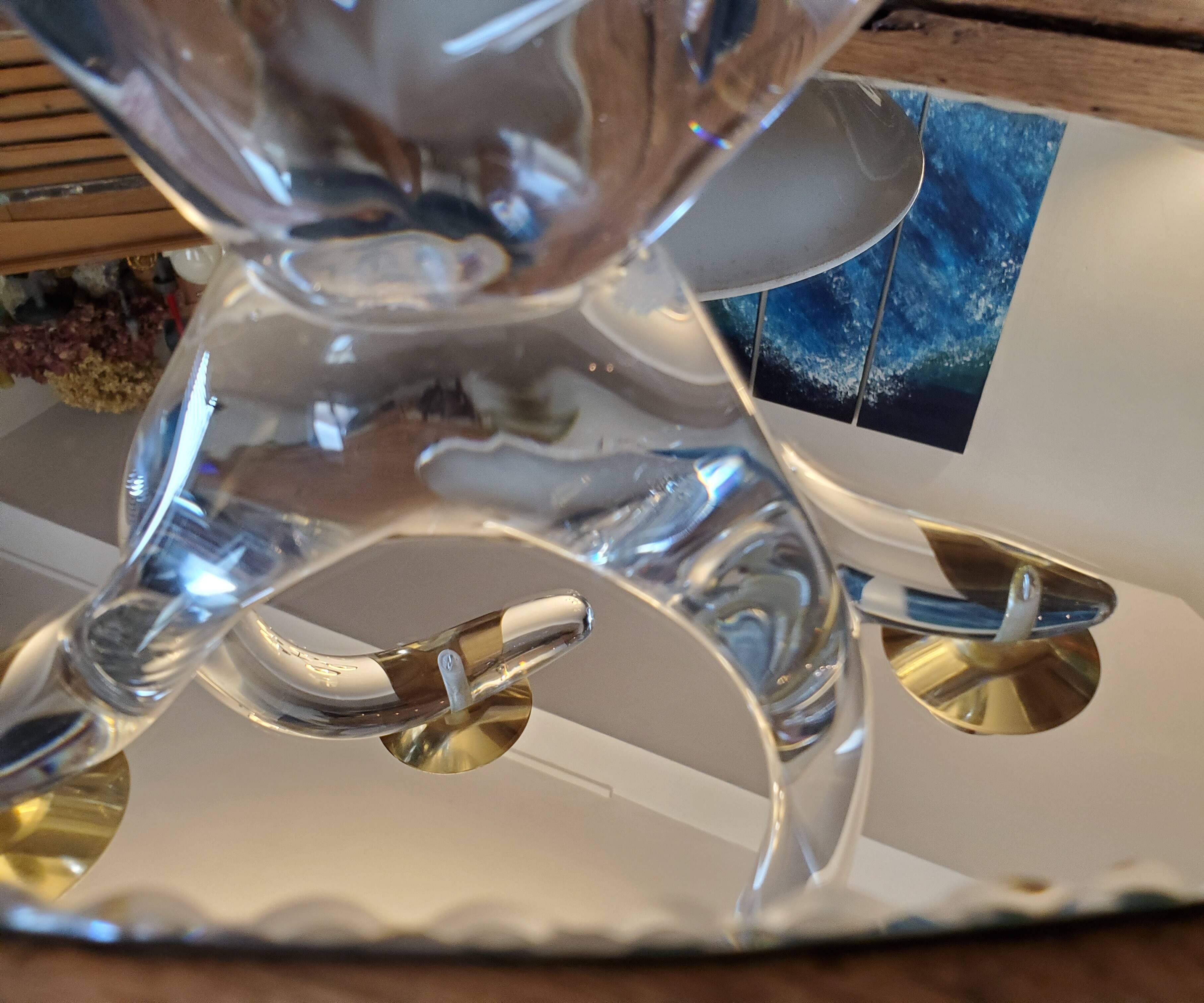 Chandelier 4 crystal branches