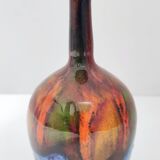 Glazed Earthenware Vase by Giovanni Poggi for San Giorgio Albisola Ceramics