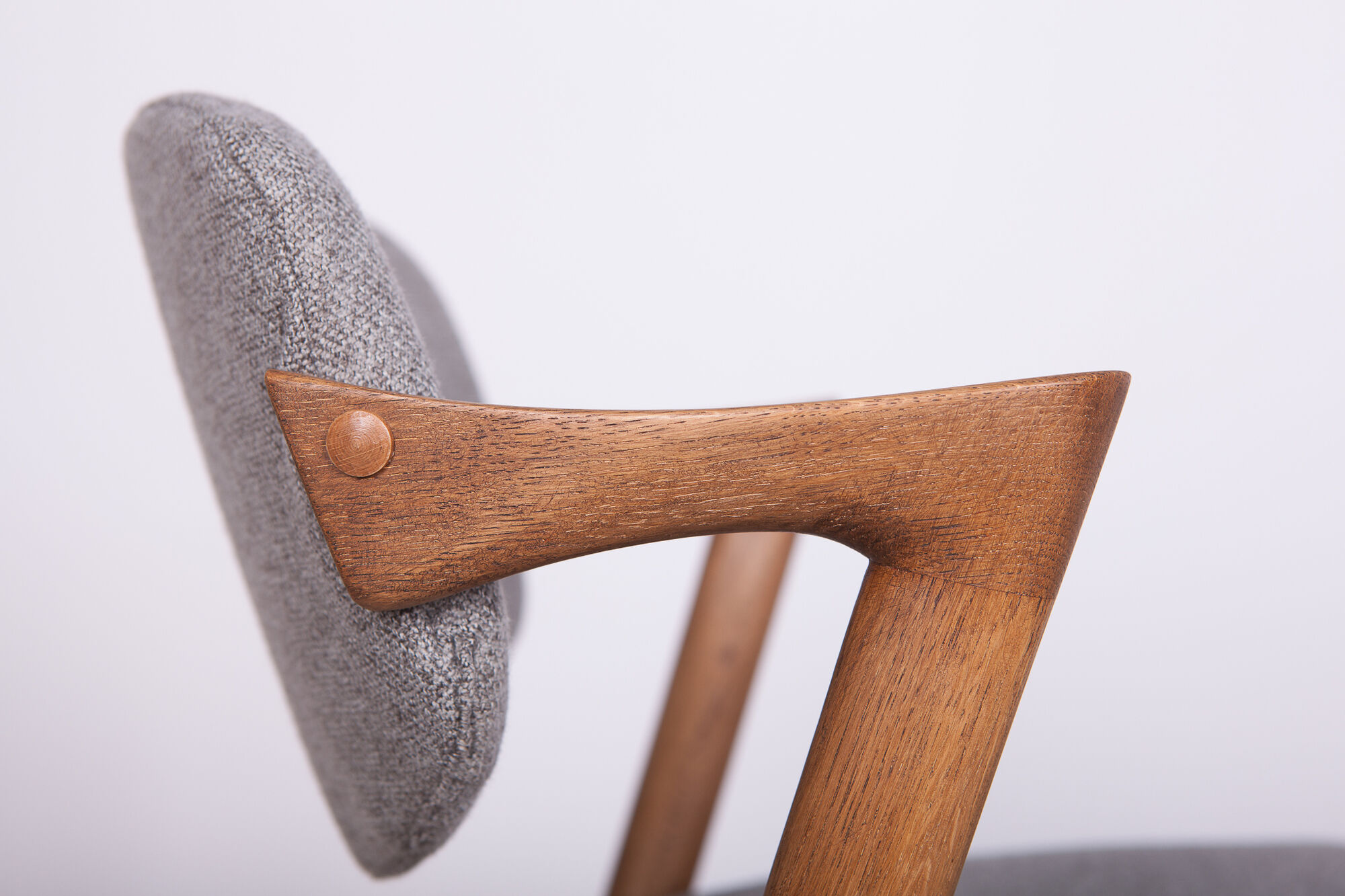 Model 42 oak dining chairs by Kai Kristiansen for Schou Andersen, 1960s, set of 4
