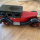 Set of 4 vintage wooden cars