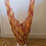 Vintage lamp Marie Stuart "Laces" – Resin & marble – 1970s