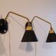 Pair of Scandinavian lamps or wall light 1960