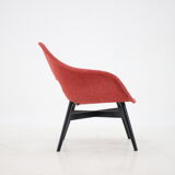 1960s Miroslav Navratil Fiberglass Shell Lounge Chair, Czechoslovakia