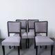 Art Deco dining chairs, 1920s, set of 4