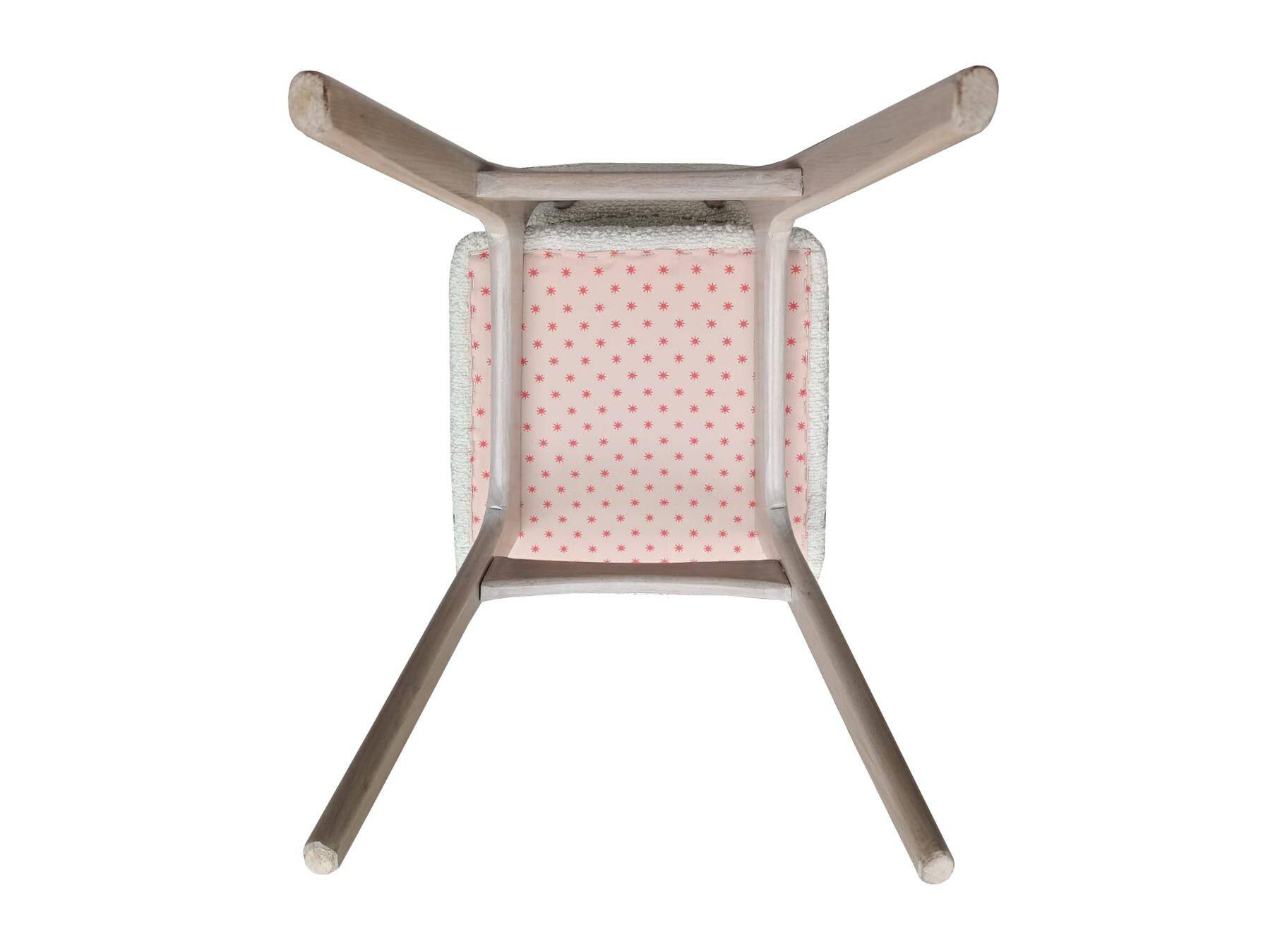 Mid-Century Butterfly Chair, White Boucle Fabric, White Oak, Europe, 1960