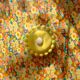 Luna Small Vanilla Yellow Wall Lamp