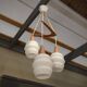 Boomerang chandelier by Louis KALFF for PHILIPS 1950's