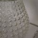Pair of vintage bubbled glass lampshades