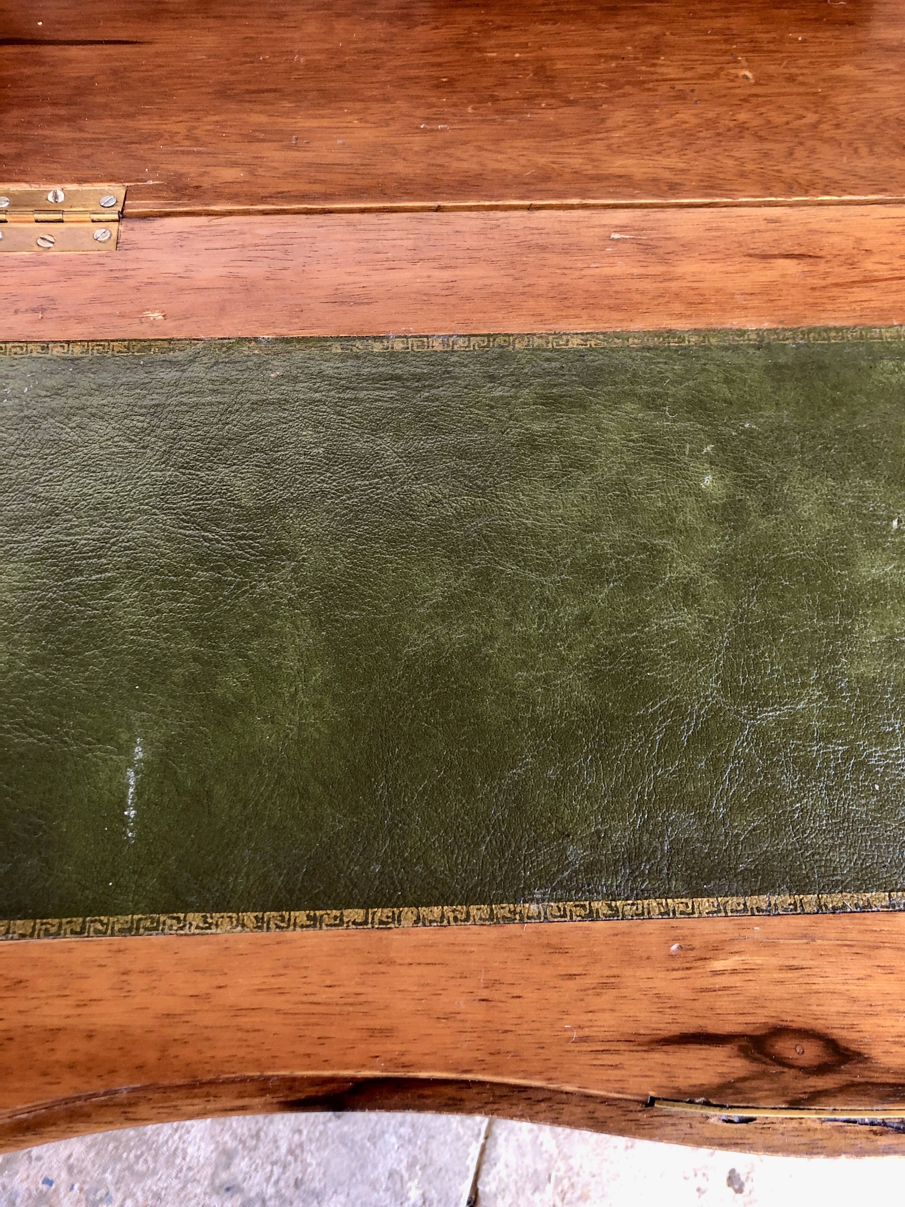 Louis XV donkey back desk in oak