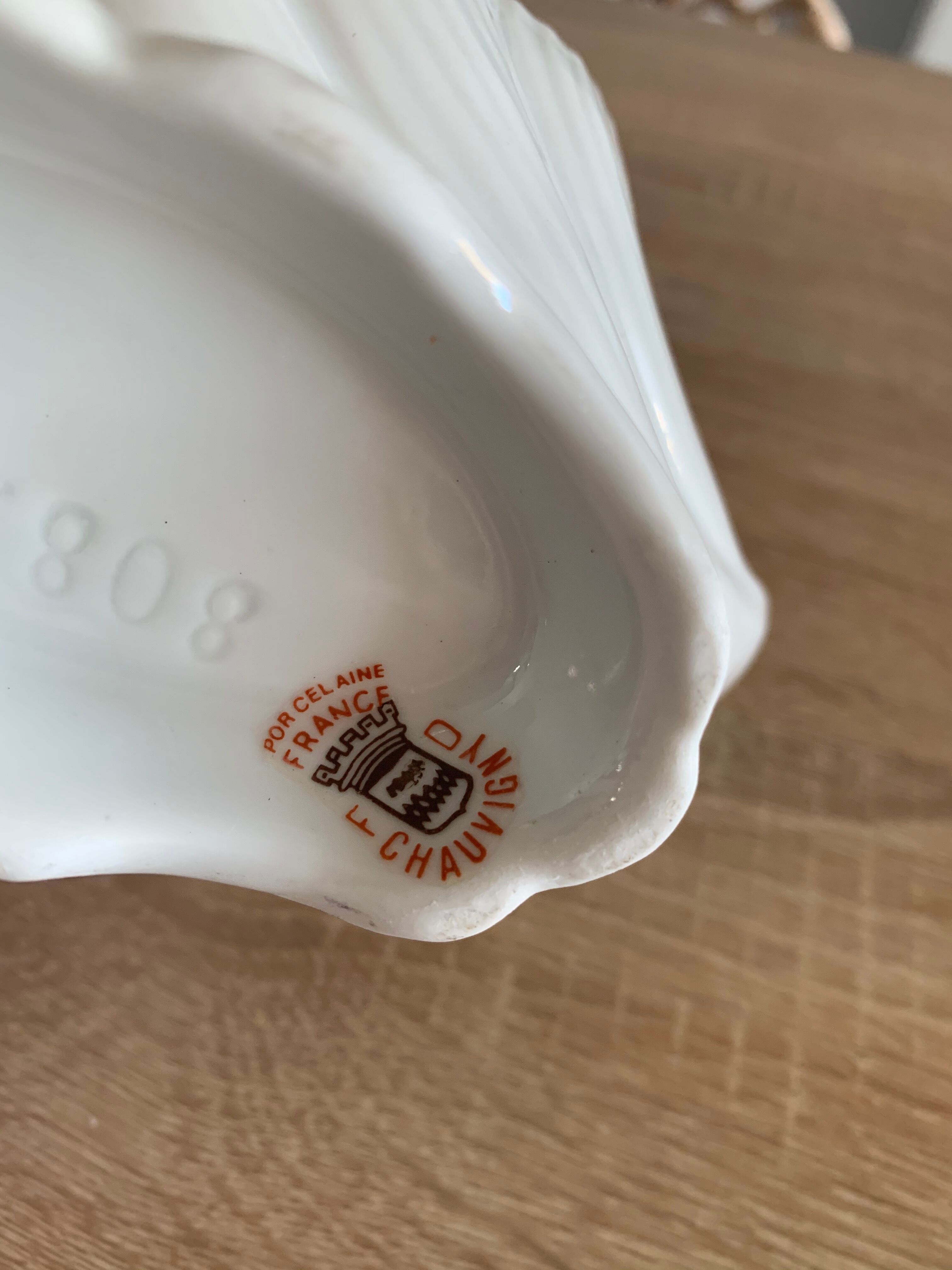 Vintage Saucière in Chauvigny porcelain