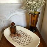 Gien vintage brown tree dish