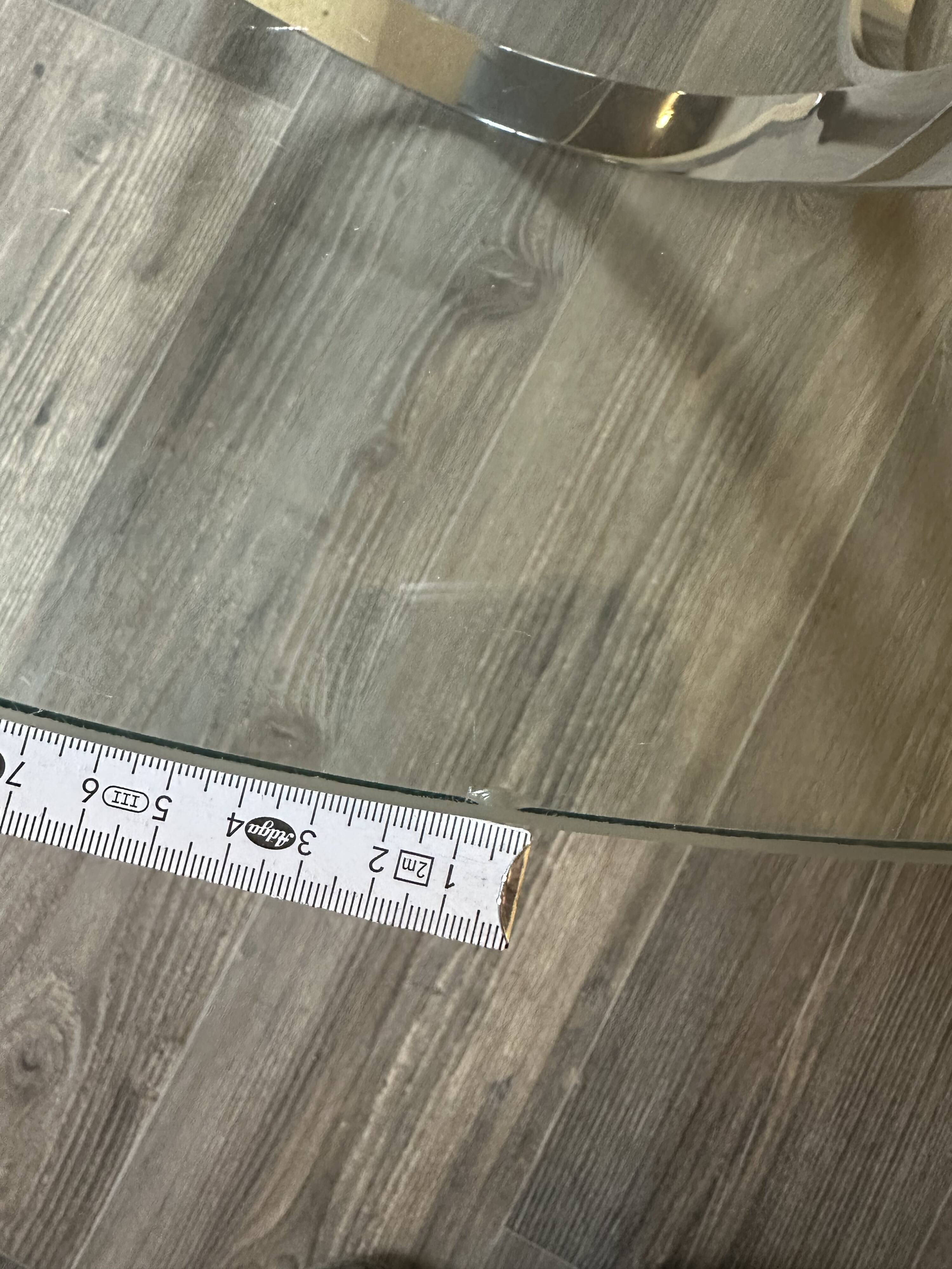 60s 70s coffee table glass table by Werner Lindner for Bacher Space Age