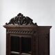 Antique Breton display cabinet in chestnut, France, circa 1880–1890