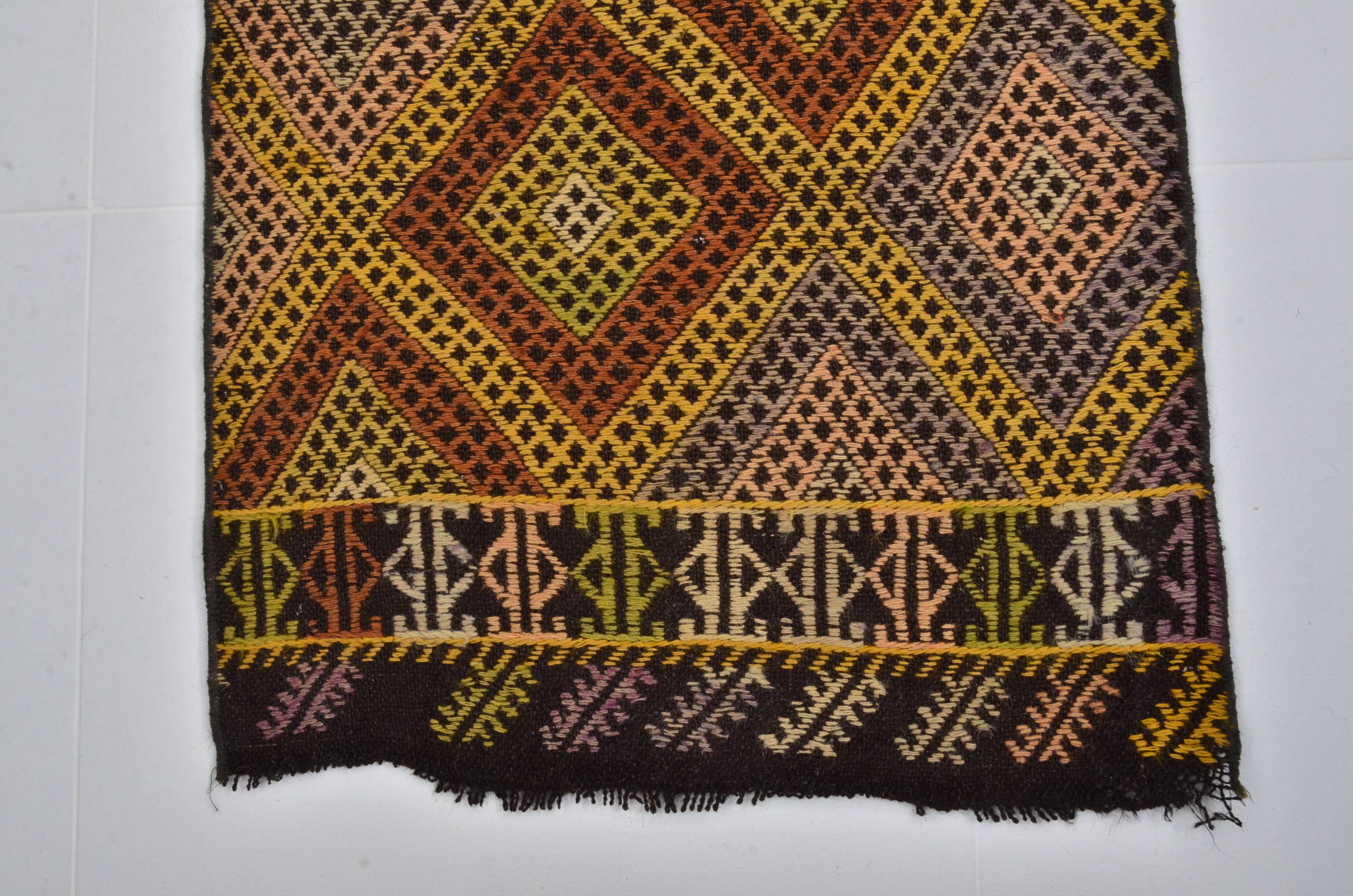 Tribal Vintage Oushak Kilim Rug sku 3399