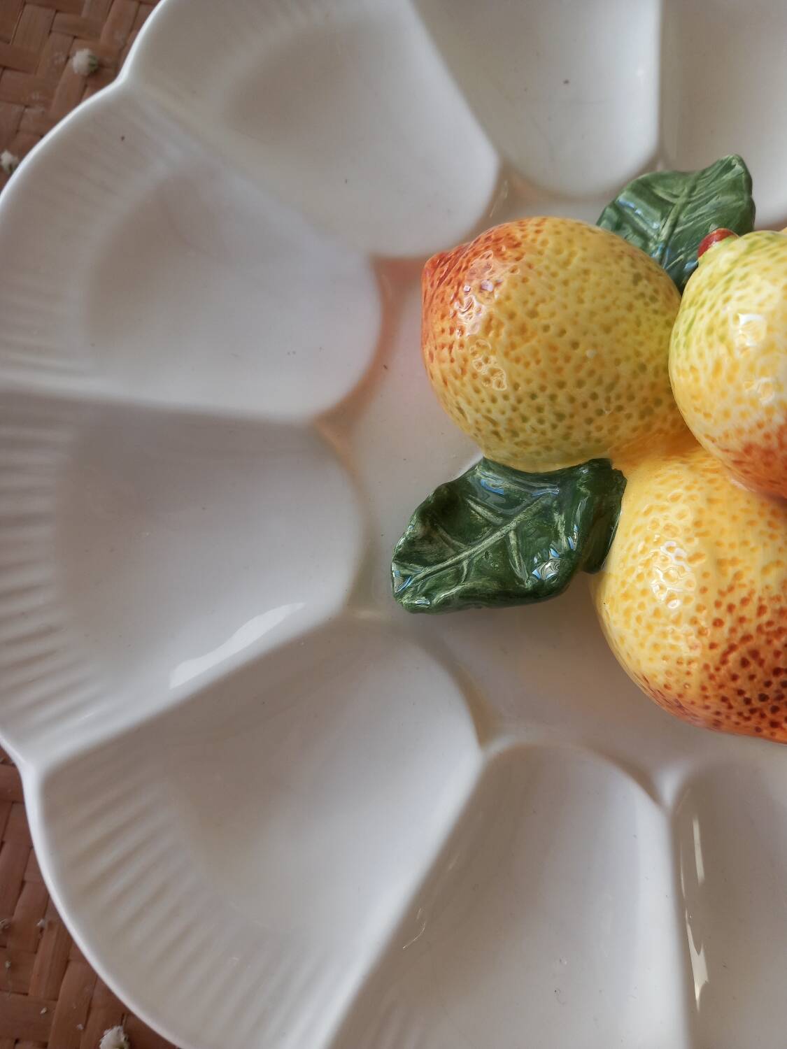 Barbotine oyster dish