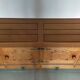 Oak sideboard by Guillerme and Chambron 1960