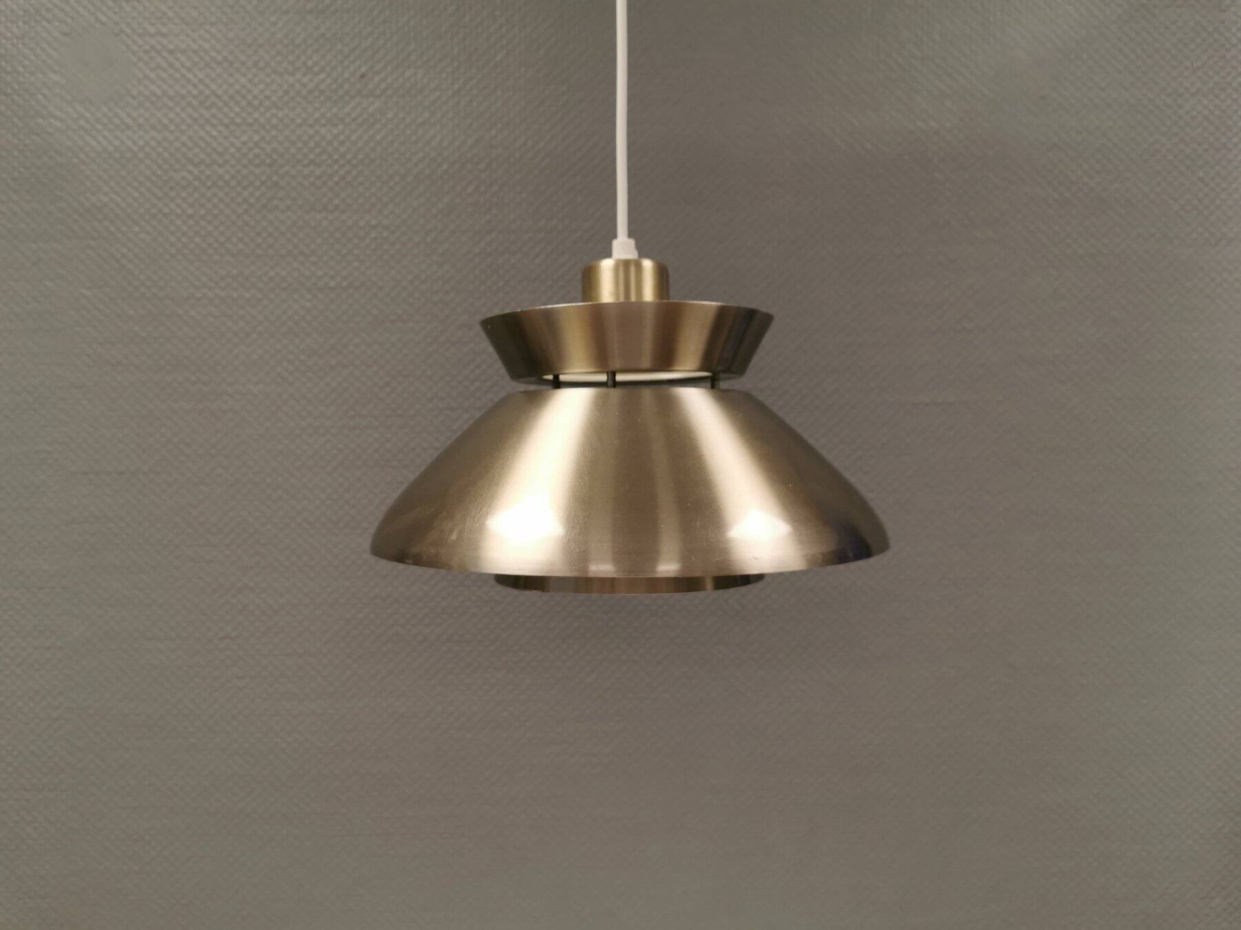 Danish hanging lamp from the 1980s-90s in aluminum.