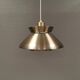 Danish hanging lamp from the 1980s-90s in aluminum.