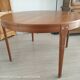 Scandinavian dining table, signed Meubles TV Paris, 1960.
