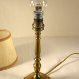 Golden brass lamp